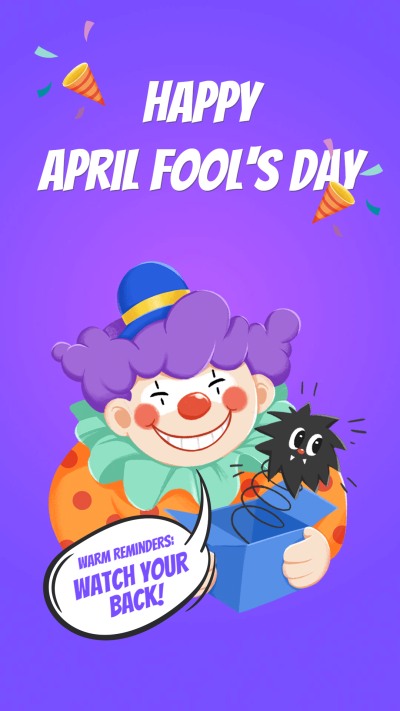 Creative April Fool's Day Festival Celebrate Instagram Story