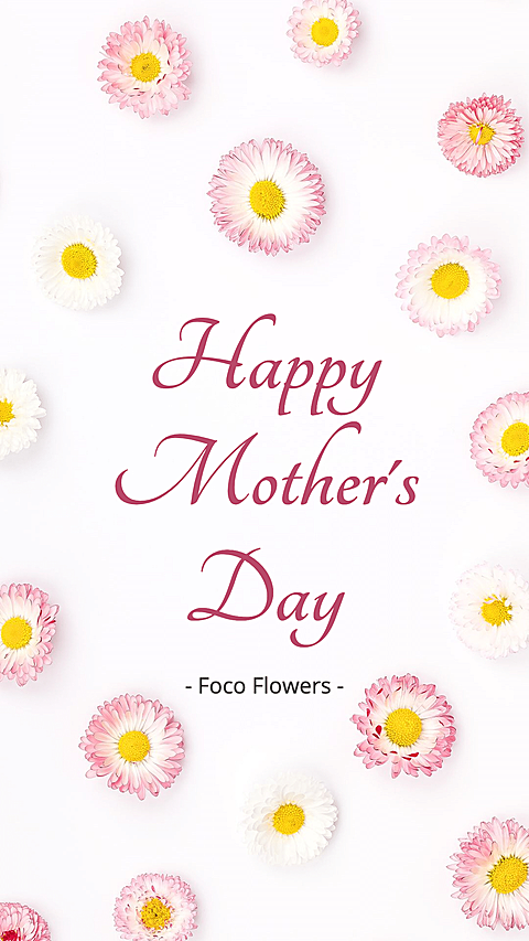 Literary Fresh Style Mother's Day Flower Shop Promotion Ecommerce Story