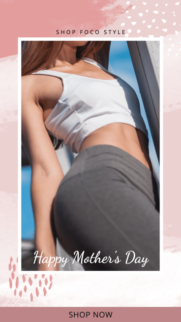 Minimalist Mother's Day Character Typesetting Clothing Promotion Ecommerce Story Image预览效果