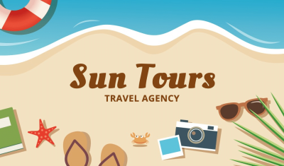 Travel Agency Introduction Propaganda Buisness Card