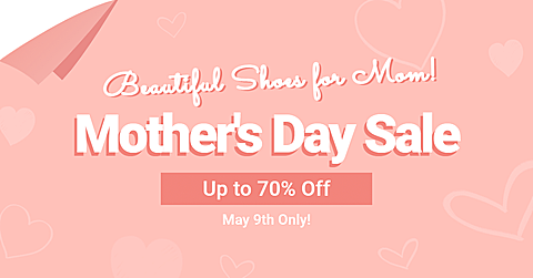 White Color Text Literary Accessories Mother's Day Sale Ecommerce Banner