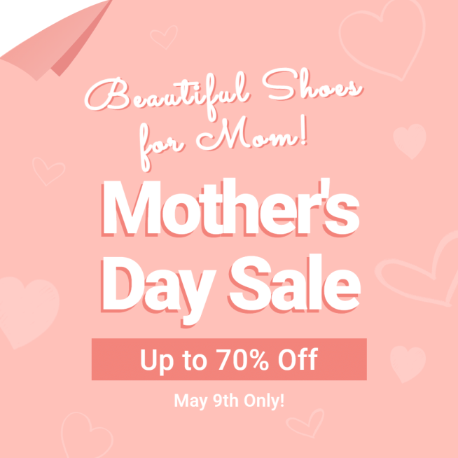 White Text Literary Accessories Mother's Day Flash Sale Ecommerce Product Image预览效果