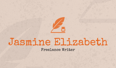 Freelance Writer Personal Skills Introduction Business Card
