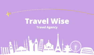 Travel Agency Introduction Business Card