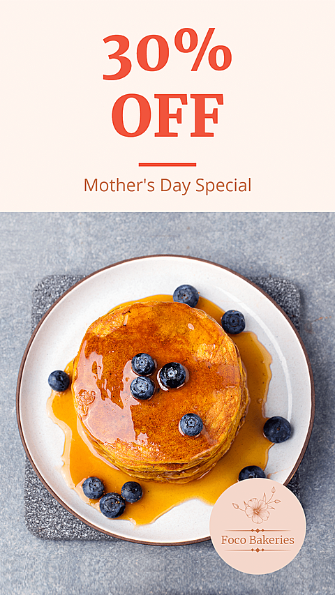 Literary Bakeries Mother's Day Discount Ecommerce Story