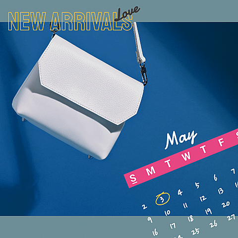 Women's Handbag Purse New Product Arrival Mark Template