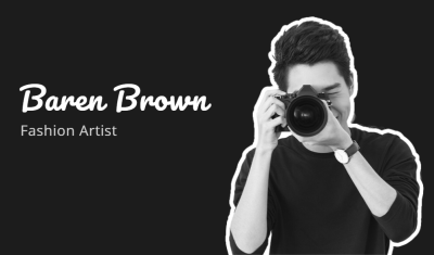 Fashion Artist Personal Skills Introduction Business Card