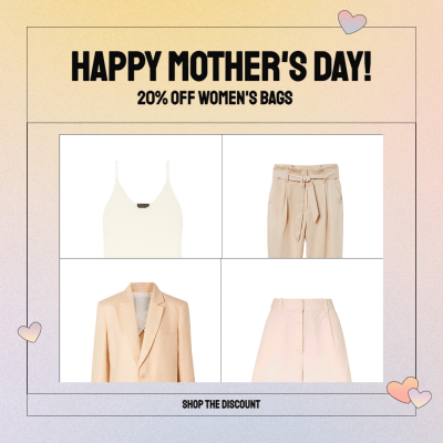 Gradual Change Color Background Simple Mother's Day Women's Bags Discount Ecommerce Product Image