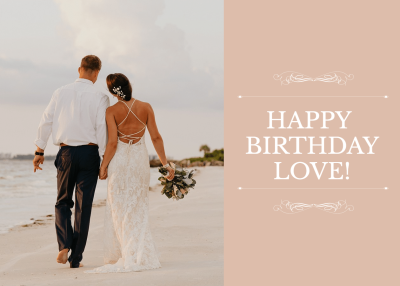 Literary Lover's Birthday Festival Blessing Card