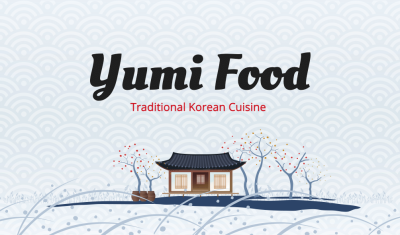 Korean Restaurant Head Chef Personal Business Card
