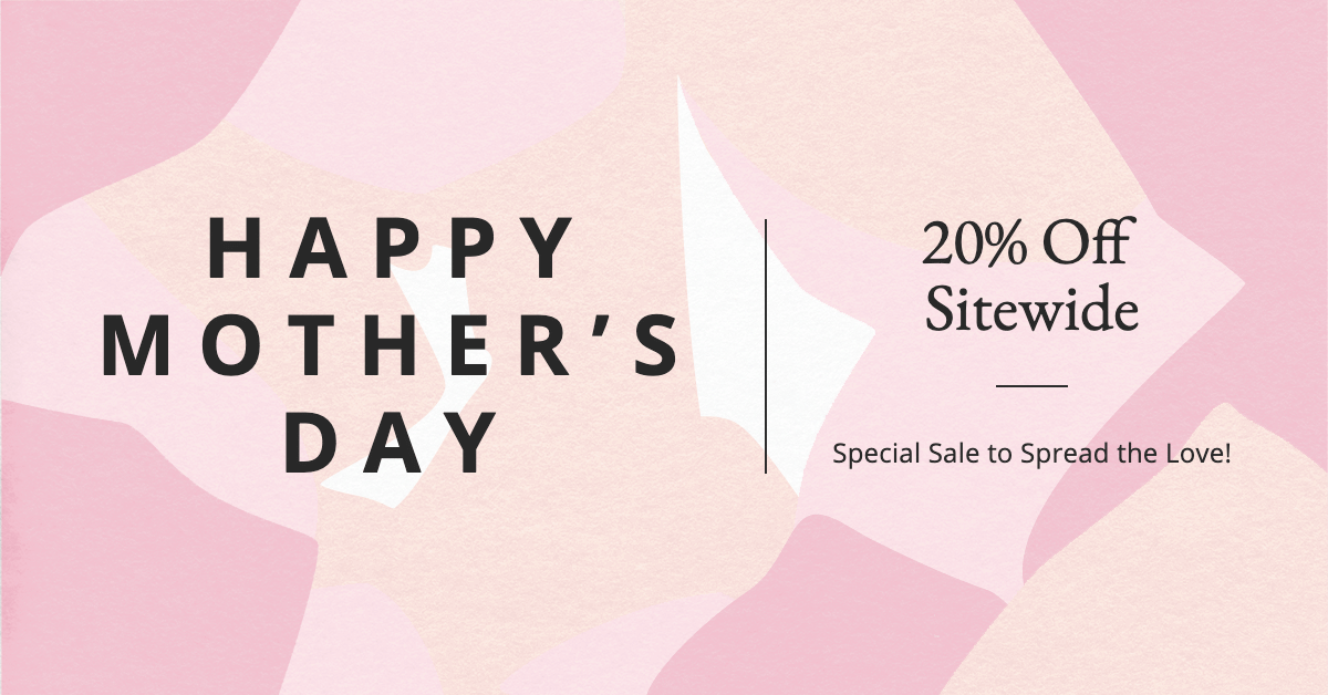 Mother's day promotion ecommerce banner 预览效果