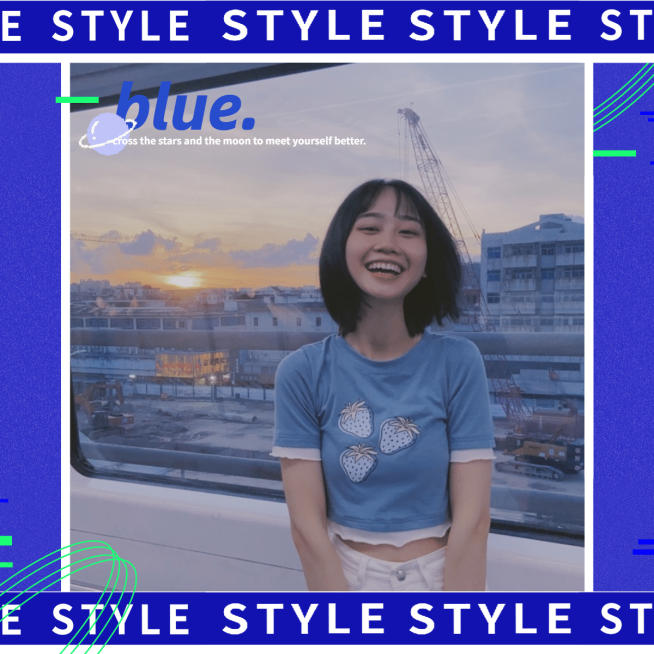 晒图标记类图片标记模板-克莱因蓝预览效果