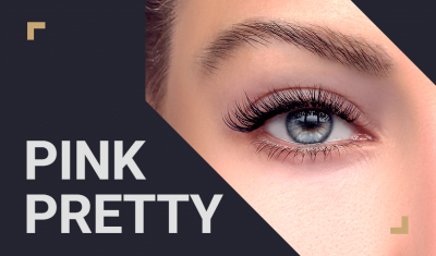 Simple Eye detail Display Makeup Artist Personal Introduction Business Card