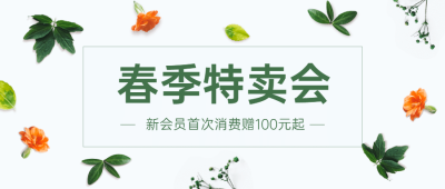 新春上新活动促销新品公众号首图