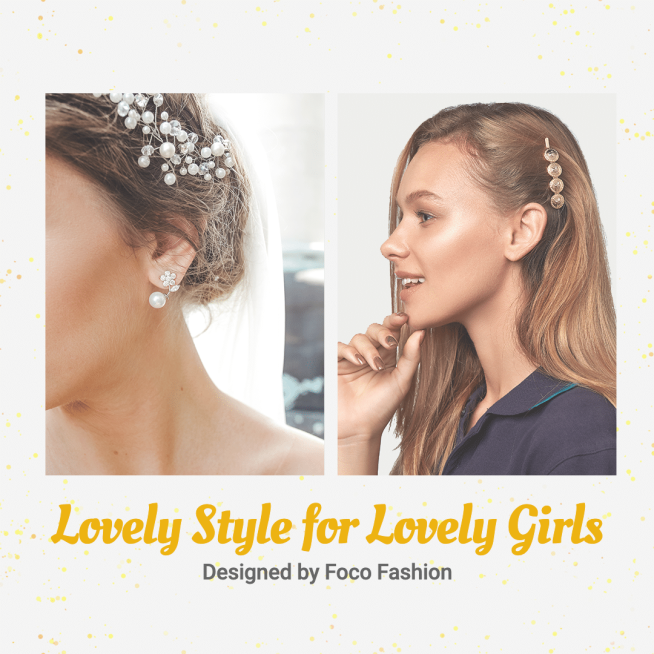 Lovely Women's Accessories Display Promotion Ecommerce Product Image预览效果
