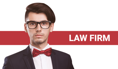 Simple Fashion Style Law Firm Introduction Business Card