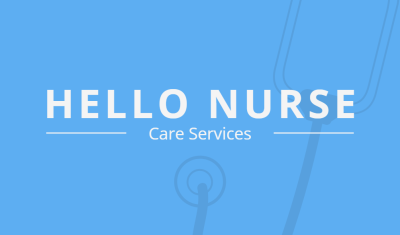 Doctor Care Services Introduction Business Card