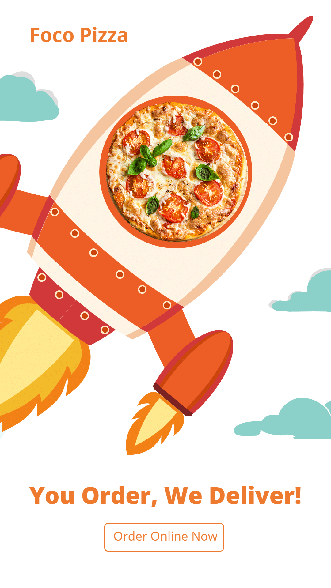 Creative Pizza Delivery Services Ecommerce Story