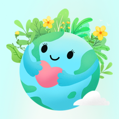 世界地球日公益环保绿色公众号次图