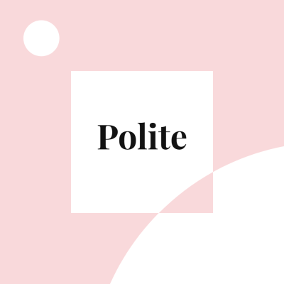 Fashion Style Square Element Simple Text Polite Instagram Post