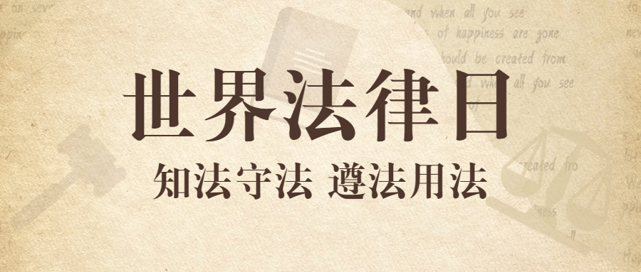 世界法律日律法普及公众号首图预览效果