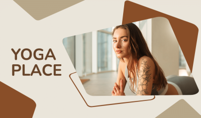 Yoga Coach Personal Skills Introduction Business Card