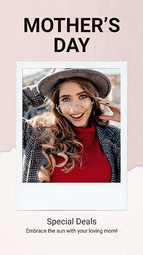 Fashionable Mother's Day Apparels Promotion Ecommerce Story