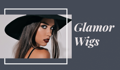 Glamor Wigs Exclusive Shop Propaganda Business Card