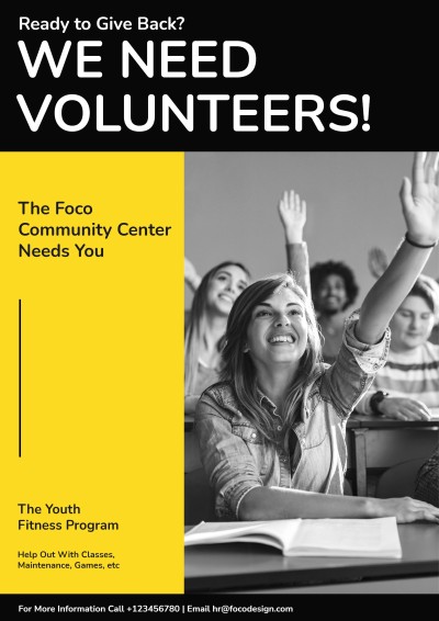 Volunteers Recruitment Propaganda Advertisement Linkedln Post