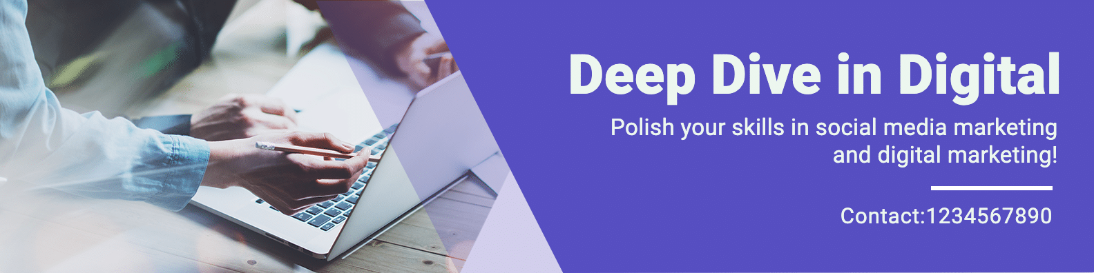 Simple Style White Line Element Online University LinkedIn Banner