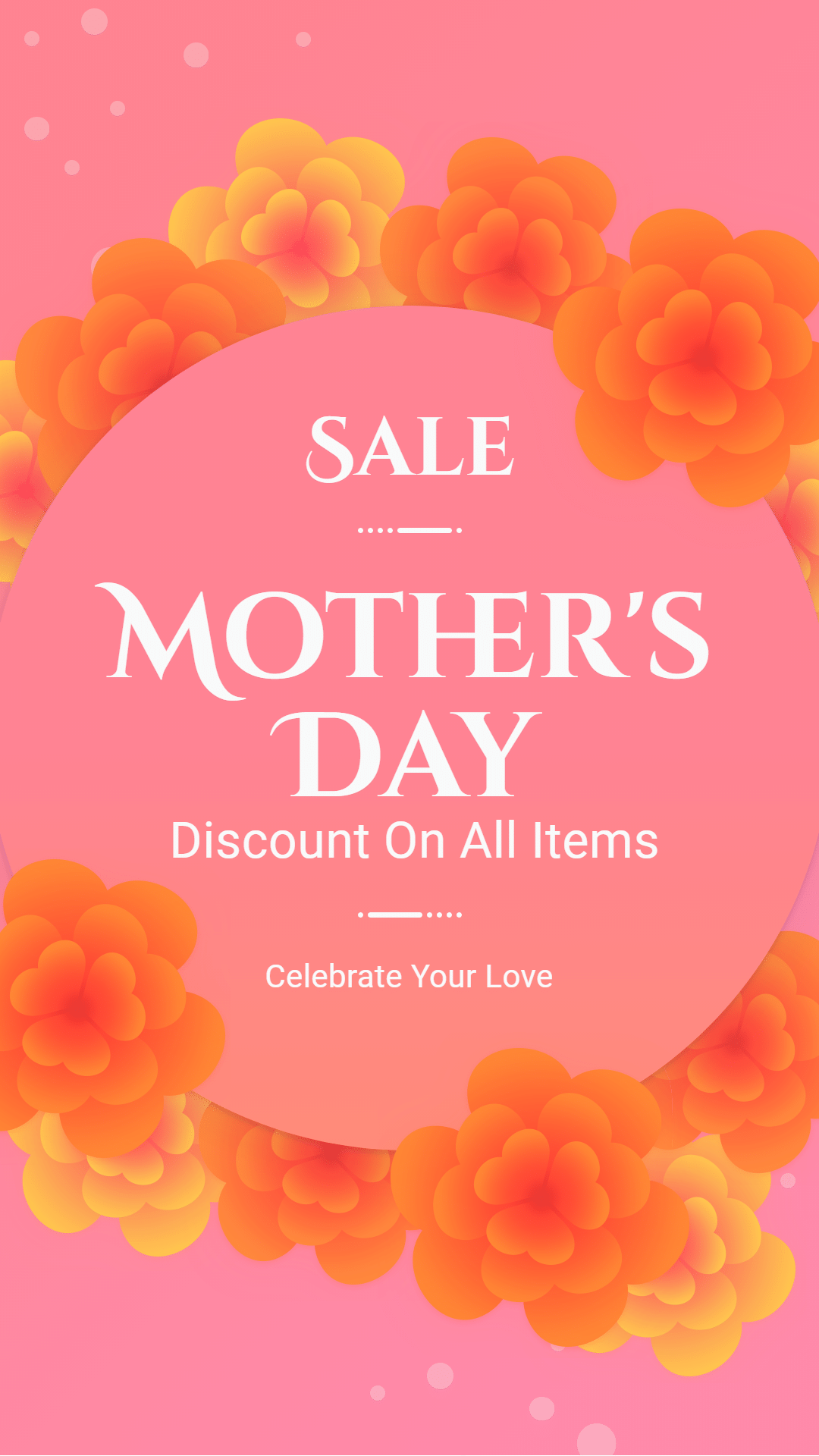 Creative Mother's Day Items Discount Ecommerce Story