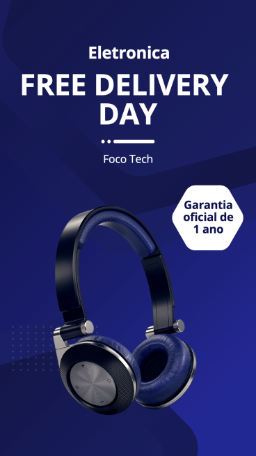 Electronics free delivery day ecommerce story预览效果
