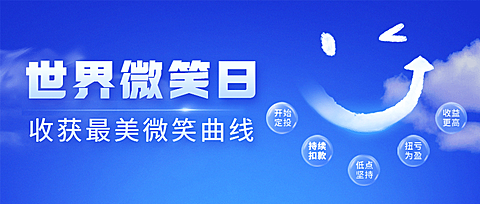 世界微笑日金融保险宣传简约公众号首图