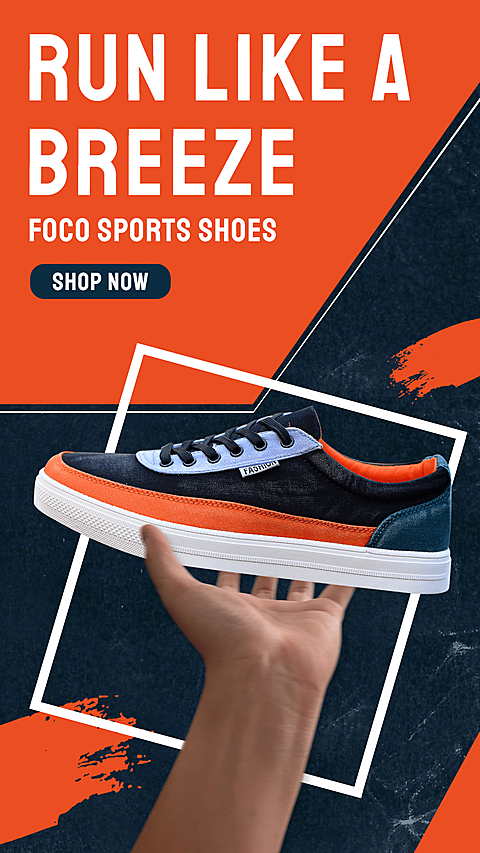 Fashion Style Square Element  Sports Shoes New Arrival Ecommerce Story