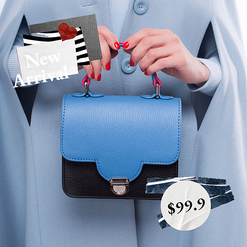 Women's Bag New Product Arrival Mark Template