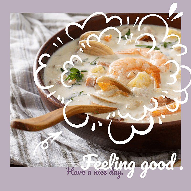 Seafood Congee Mark Template