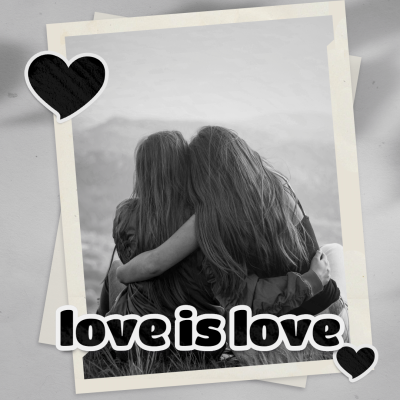 Retro Style Girls Friend Simple Text Quotes Instagram Post