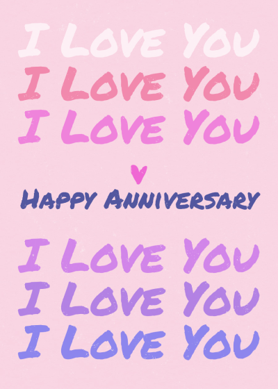 Marriage Anniversary Greeting Card