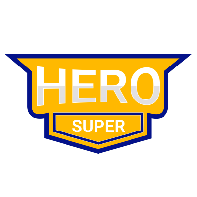 手绘-游戏风文字1-SUPERHERO