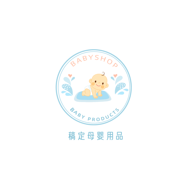 母婴亲子品牌宣传创意LOGO预览效果