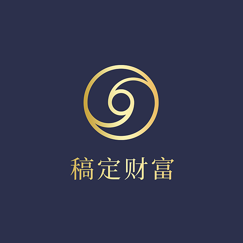 理财简约商务头像logo
