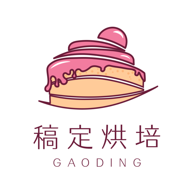 烘焙甜点手绘卡通头像Logo预览效果