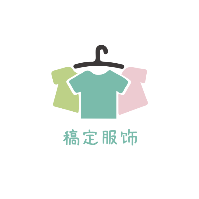 服饰店标简约可爱头像logo预览效果