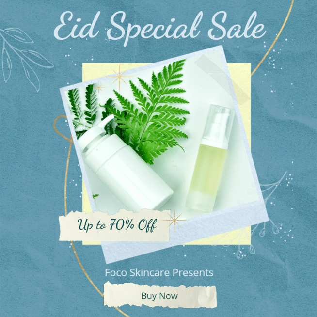 Refreshing Religion Eid Al Fitr Festival Cosmetics Promotion Ecommerce Product Image预览效果