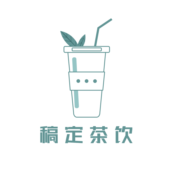 餐饮美食手绘创意饮品头像Logo预览效果