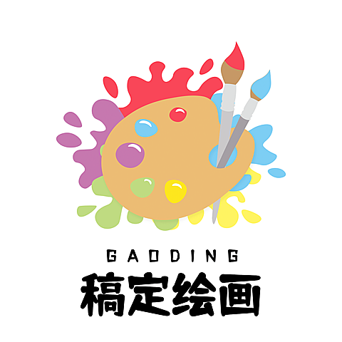 美术绘画手绘卡通头像Logo