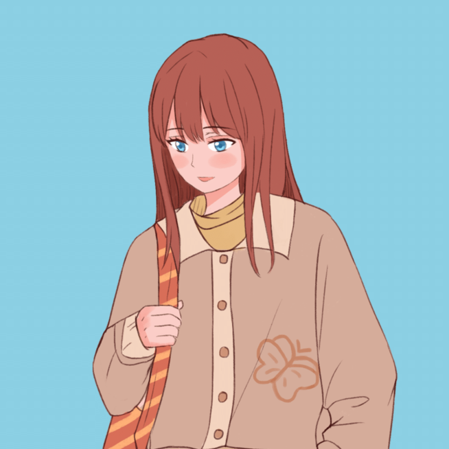 二次元动漫插画闺蜜微信头像套系预览效果