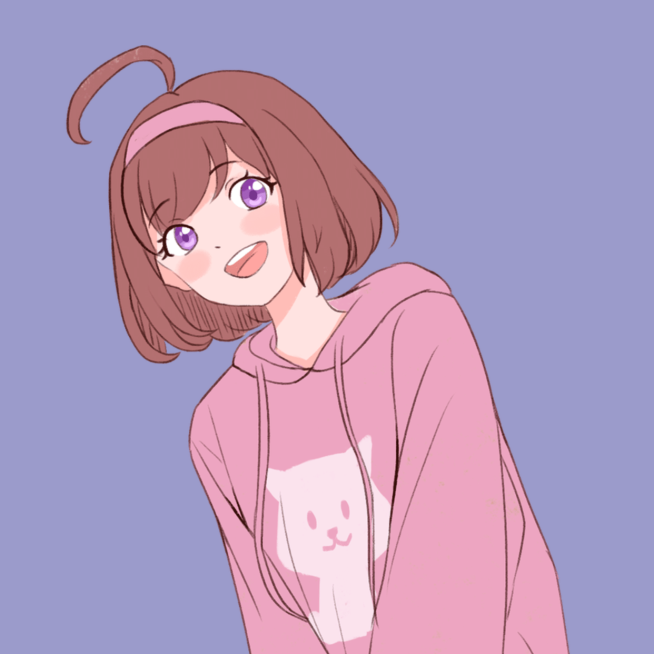 二次元动漫插画闺蜜微信头像套系预览效果