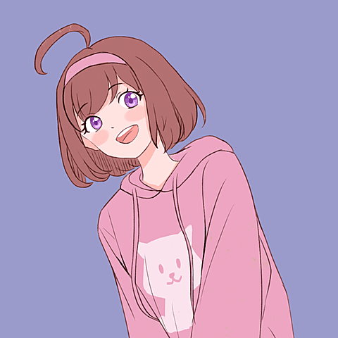 二次元动漫插画闺蜜微信头像套系