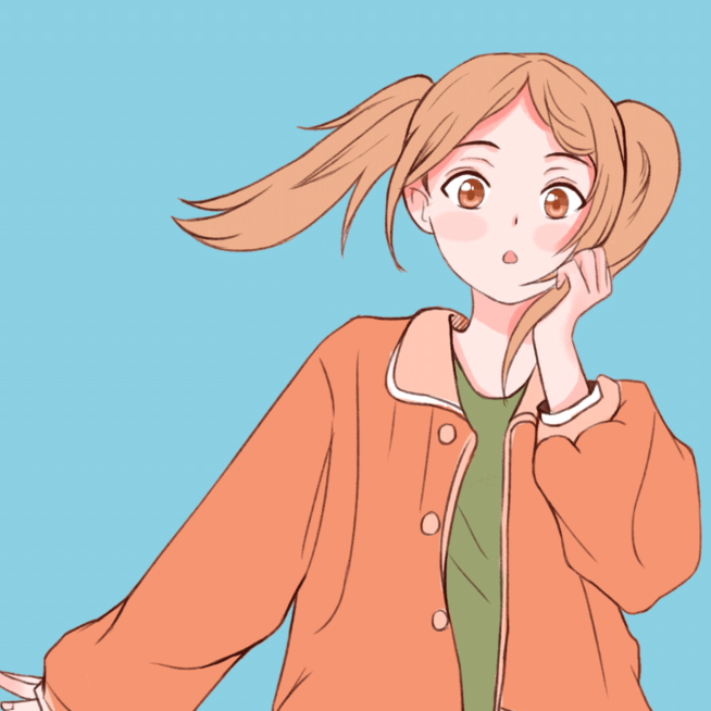 二次元动漫插画闺蜜微信头像套系预览效果